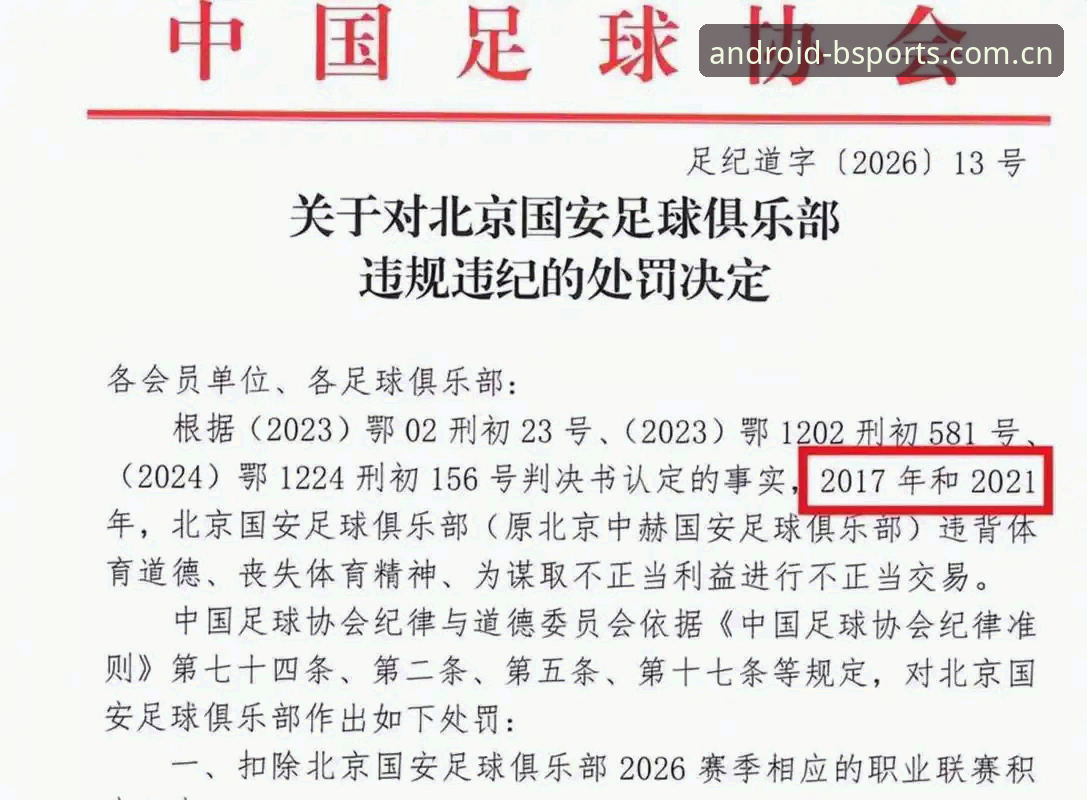 中国足球第三批禁足名单深度评测：B体育平台视角下的行业整顿全解析